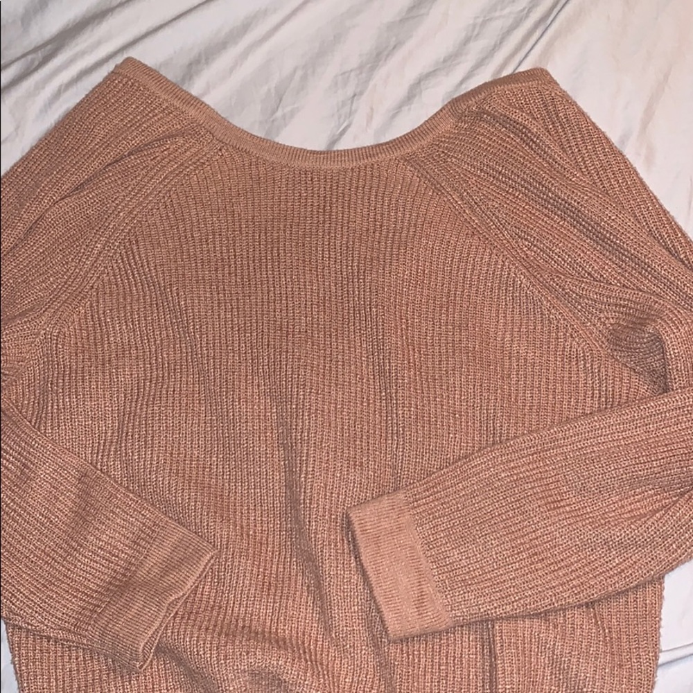 Aerie Long-Sleeved Tie-Back Sweater